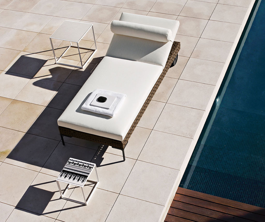 B&B Italia Outdoor Chaise Lounge Charles Drifte Wohnform