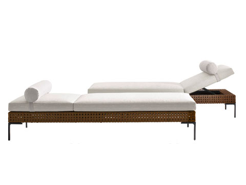 B&B Italia Outdoor Chaise Lounge Charles