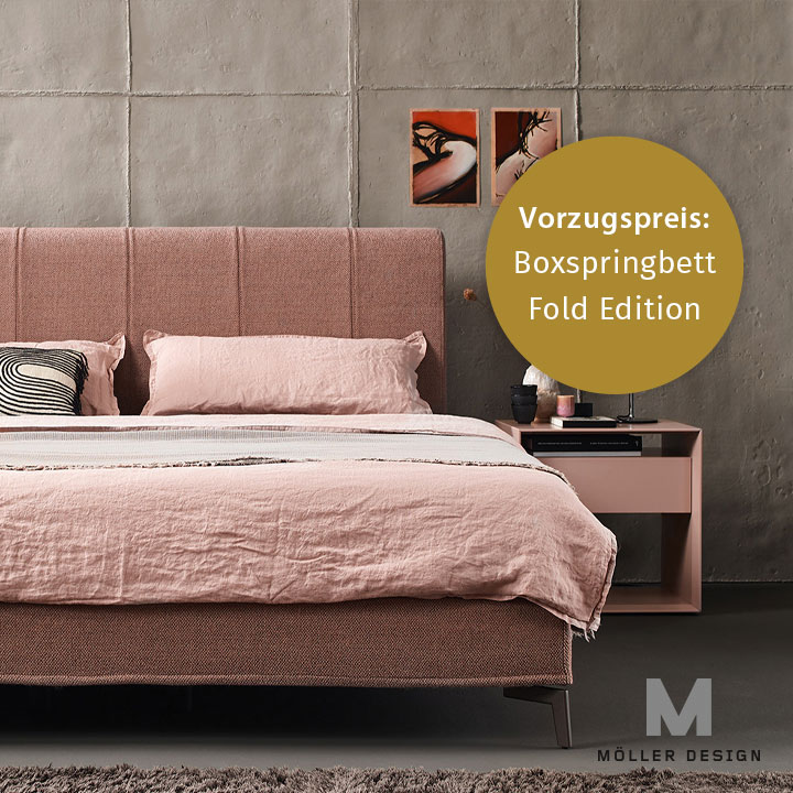 Boxspringbett Fold Edition von Möller Design