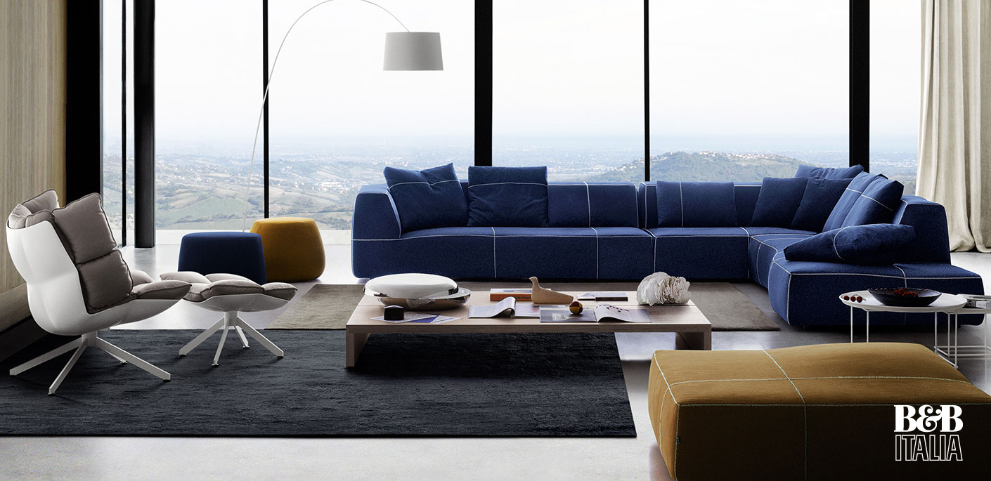 B&B Italia Bend-Sofa Design Patricia Urquiola