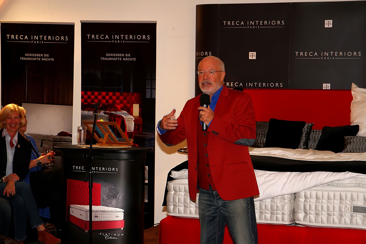 Event mit Treca Interiors Paris und AD Architectural Digest: Bill Mockridge liest Bettgeschichten