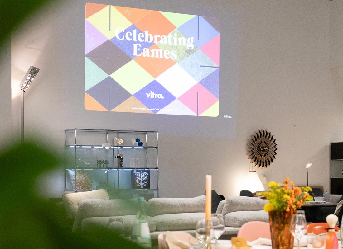 Exklusiver Vitra Abend mit Dinner «Celebrating Charles & Ray Eames » Rückblick