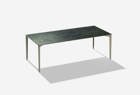 Allsize Rechteckiger Tisch mit Tischplatte aus Feinsteinzeug