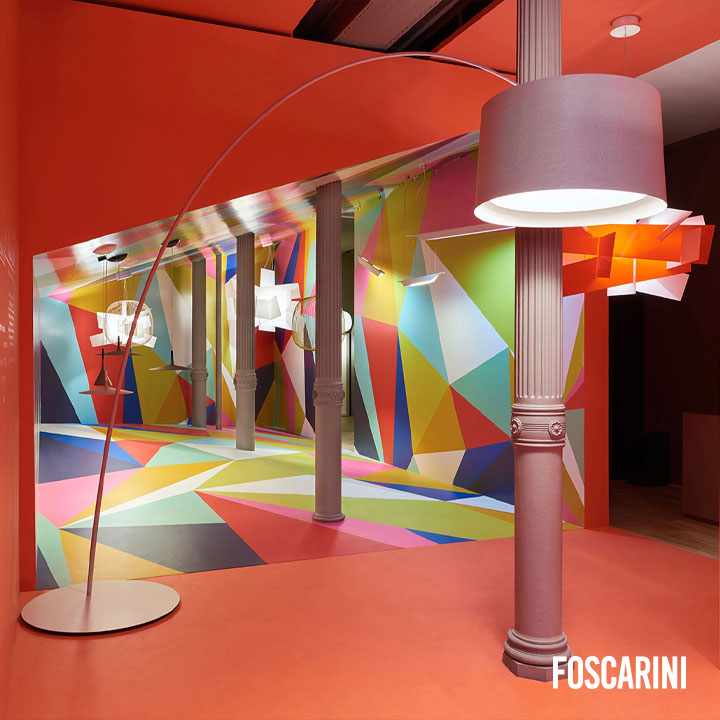 Foscarini Bodenleuchte Twiggy Lettura