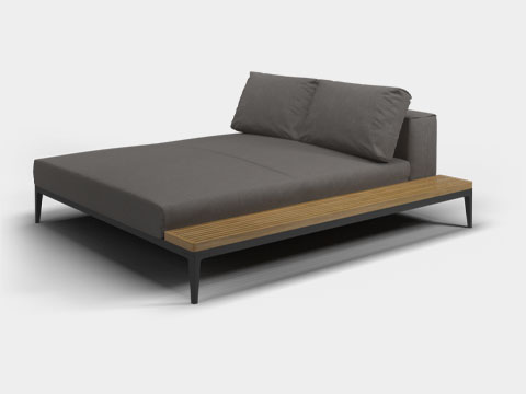 Grid Left / Right Chill Chaise Unit