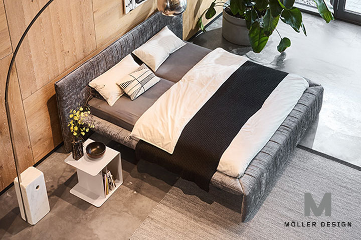 Neu: Polsterbett Flap von Möller Design  Neu: Polsterbett Flap von Möller Design