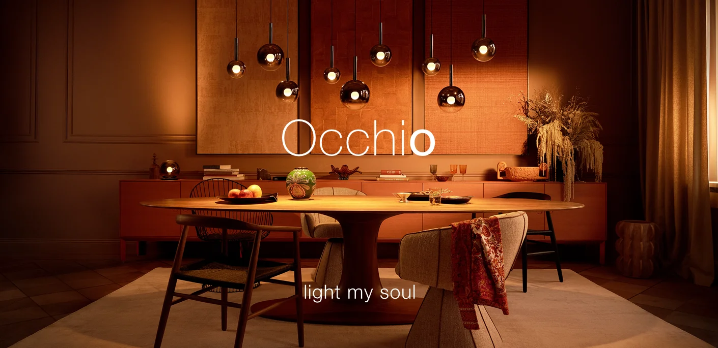 Occhio Luna – Gutes Licht hat die Kraft, unser Wohlbefinden zu steigern – es gibt uns das Gefühl, ganz bei uns selbst und im Moment zu sein. Occhio Luna