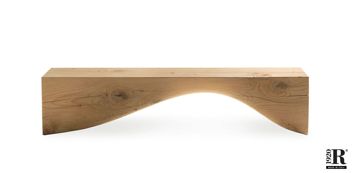 Riva 1920 Bank Curve Bench