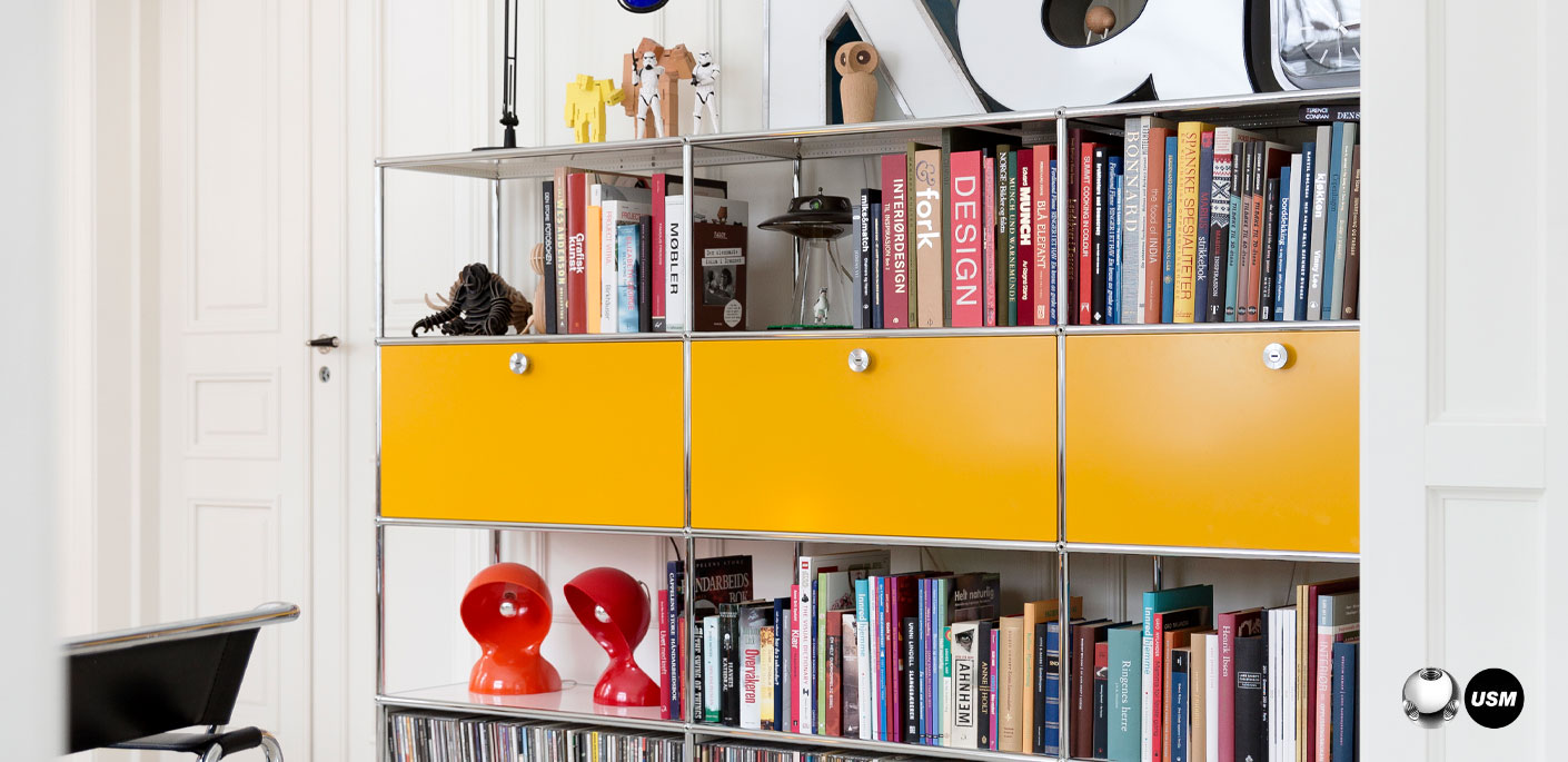 USM – Mutig, hell und wunderschön: gelbe Möbel im gesamten Haus