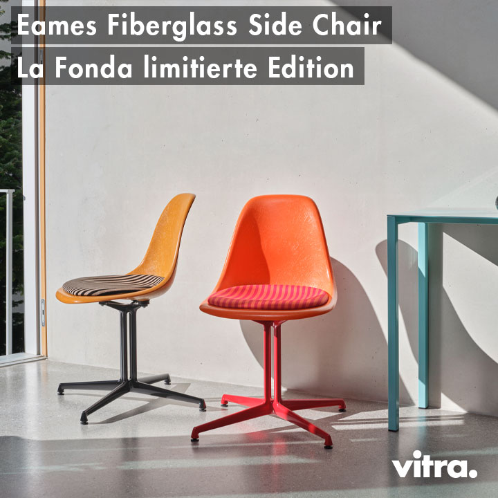 Vitra Eames Fiberglass Side Chair La Fonda limitierte Edition