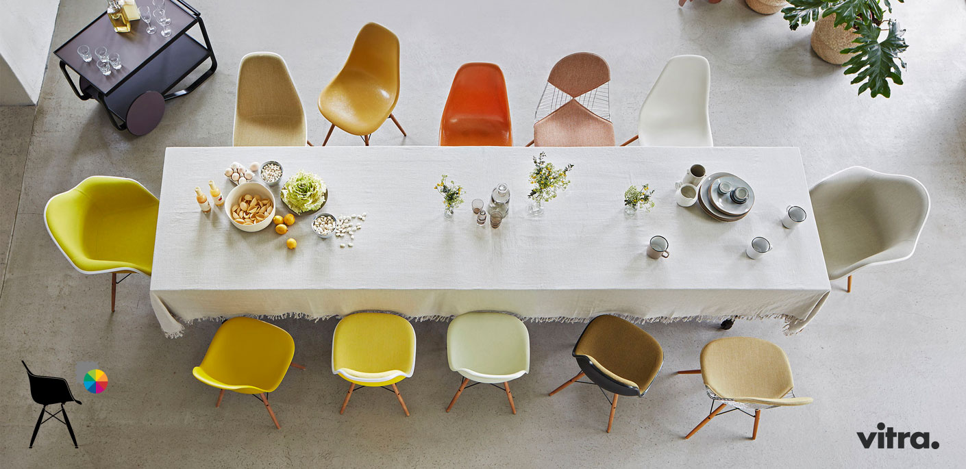 The Chair of a Century – Die Vitra Eames-Schalenstühle in neuen Farben